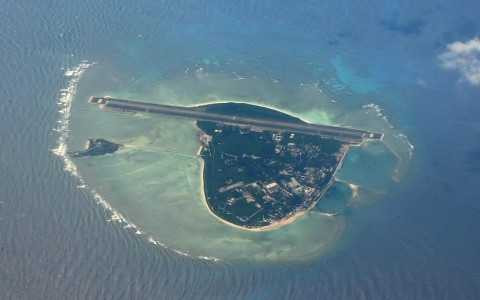 Hình ảnh Phú Lâm và các công trình mà Trung Quốc xây dựng trái phép tại đây