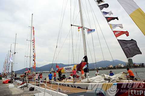 Đà Nẵng, người dân, tham quan, thuyền buồm, Clipper race, cảng Sông Hàn