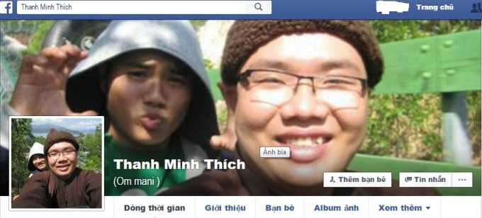 Ảnh bìa của facebook đăng hình hôn hít đồng giới.