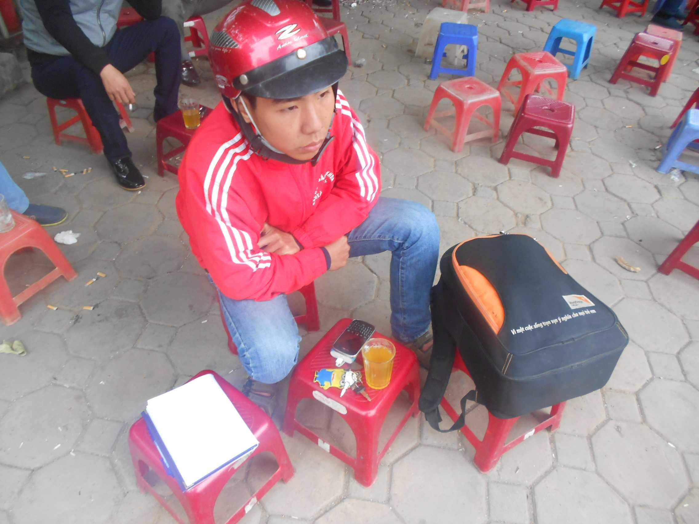 Phút nghỉ ngơi hiếm hoi của Quý