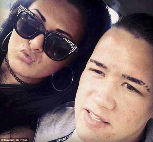 Cặp đôi Terri-Marie Palmer và Damon Searson (phải) lúc còn yêu nhau