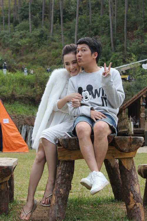 Một cảnh của Phương Trinh và Trường Giang trong phim. Một cảnh của Phương Trinh và Trường Giang trong phim.