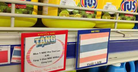 Metro Việt Nam (Đức) đã chính thứ về tay BJC (Thái Lan), hàng Thái sẽ hiện diện nhiều hơn tại Metro. Ảnh N.Thảo Metro Việt Nam (Đức) đã chính thứ về tay BJC (Thái Lan), hàng Thái sẽ hiện diện nhiều hơn tại Metro. Ảnh N.Thảo