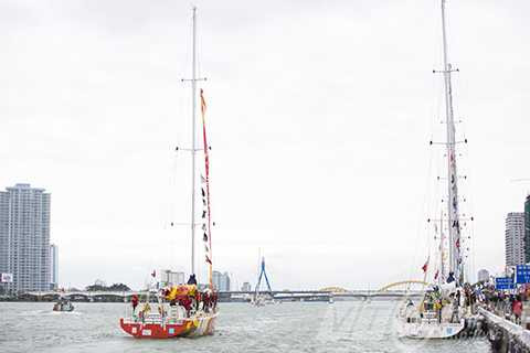 Ngàn người, đưa tiễn, cuộc đua thuyền buồm, khắc nghiệt nhất hành tinh, Đà Nẵng, Clipper race