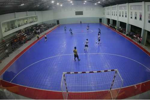 Giờ đây CLB futsal Thái Sơn Nam cũng như ĐT futsal Việt Nam đã có sân tập nhà thi đấu chuyên biệt hiện đại (ảnh: TSN FC)