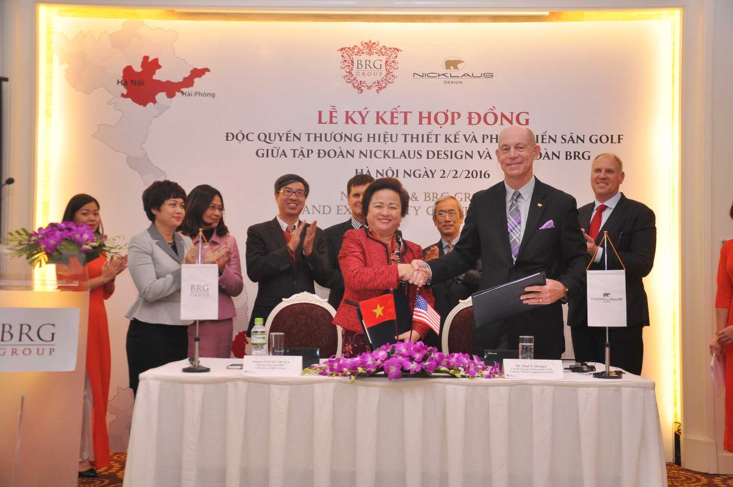BRG hợp tác với Nicklaus Design phát triển sân golf tại Việt Nam