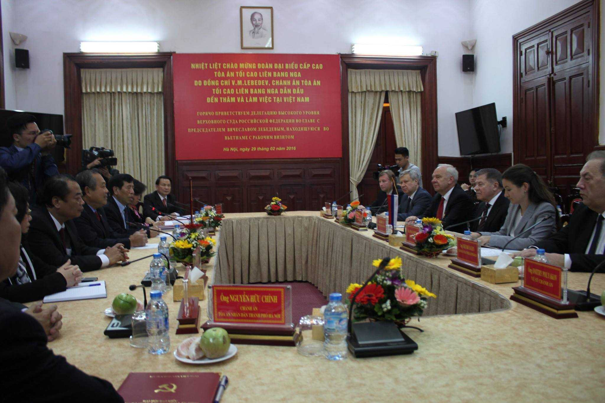 Toàn cảnh buổi làm việc