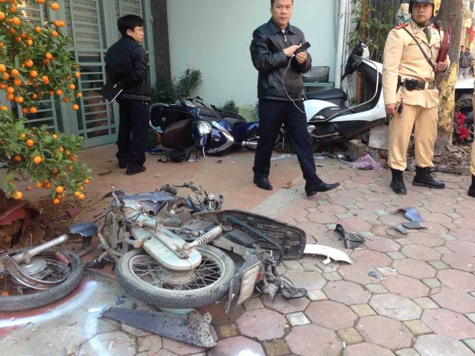 Hiện trường vụ tai nạn