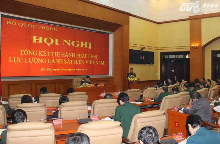 Hội nghị Tổng kết thi hành Pháp lệnh Lực lượng Cảnh sát biển - Ảnh: Hồng Pha