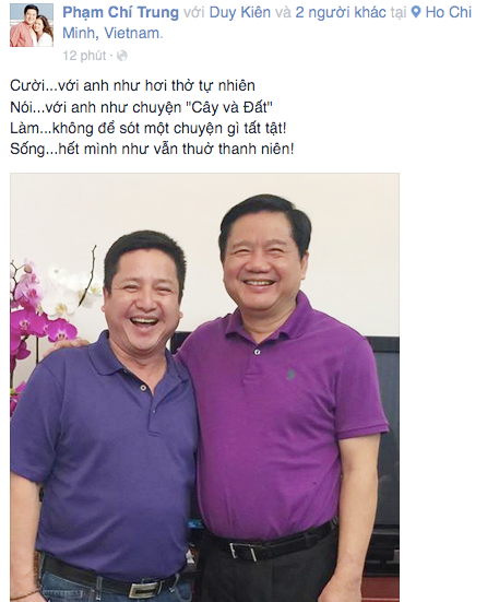 Chí Trung 'xuất khẩu thành thơ' khi hội ngộ bạn thân Đinh La Thăng