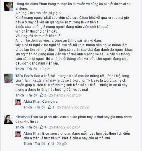 Gặp tai nạn khi lưu diễn, ca sĩ Akira Phan bị người nhà nạn nhân tố là kẻ giả tạo