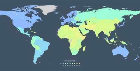 Biểu đồ thị thực trên thế giới