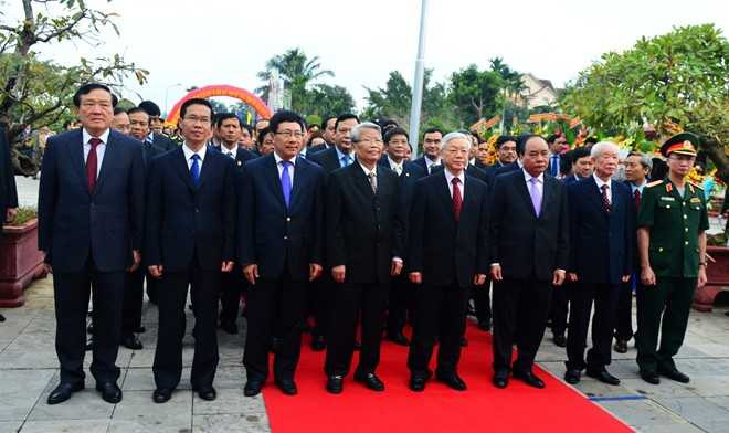 Tổng bí thư dự 110 năm ngày sinh cố Thủ tướng Phạm Văn Đồng