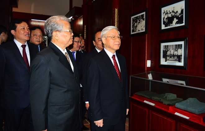 Tổng bí thư dự 110 năm ngày sinh cố Thủ tướng Phạm Văn Đồng