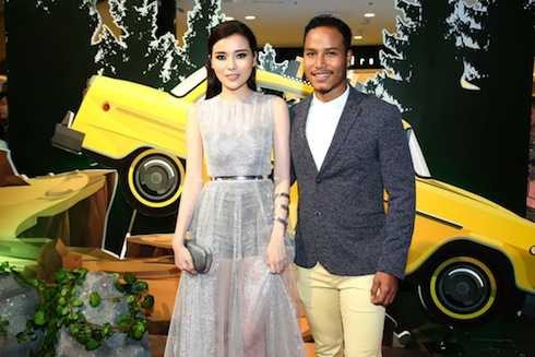 Hai diễn viên Cao Thái Hà và David Phạm.