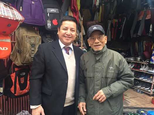 Chí Trung và NSƯT Trần Hạnh.
