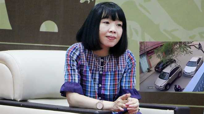 Chị Điệp cảm thấy đau đớn, xót xa khi xem những hình ảnh về vụ tai nạn tham khốc xảy ra tại phố Ái Mộ, quận Long Biên, Hà Nội vào sáng 29/2