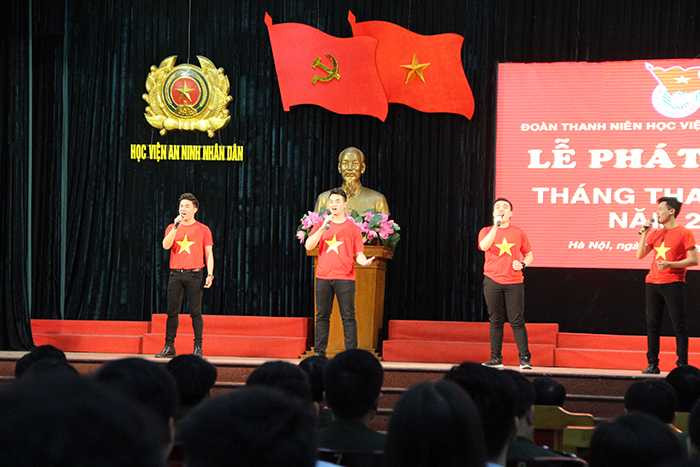 Tháng thanh niên sôi nổi tại Học viện An ninh nhân dân
