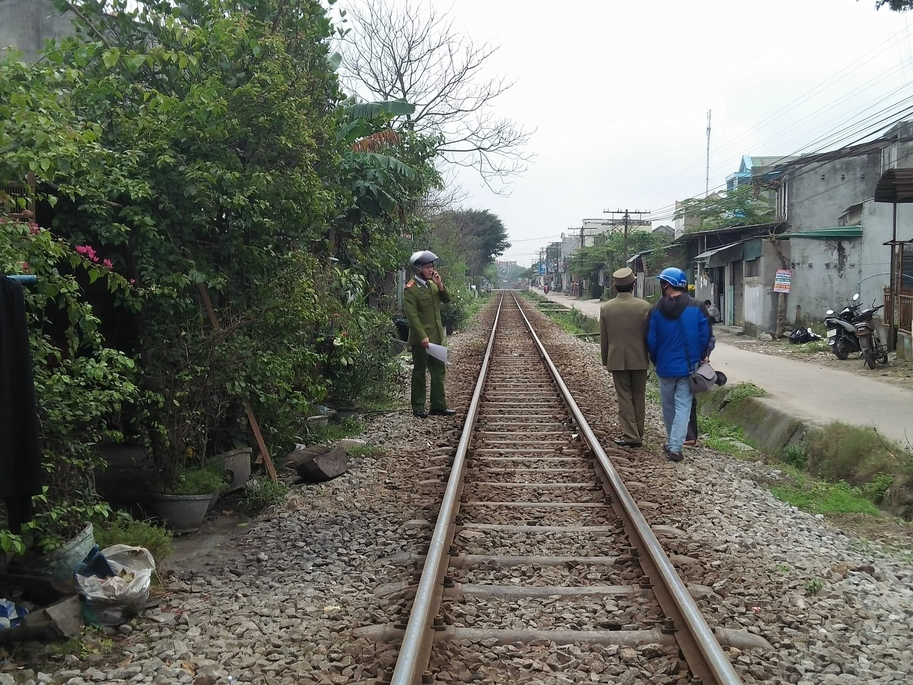 Hiện trường vụ tai nạn.