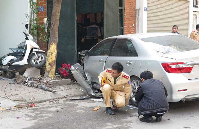 Hiện trường vụ tai nạn