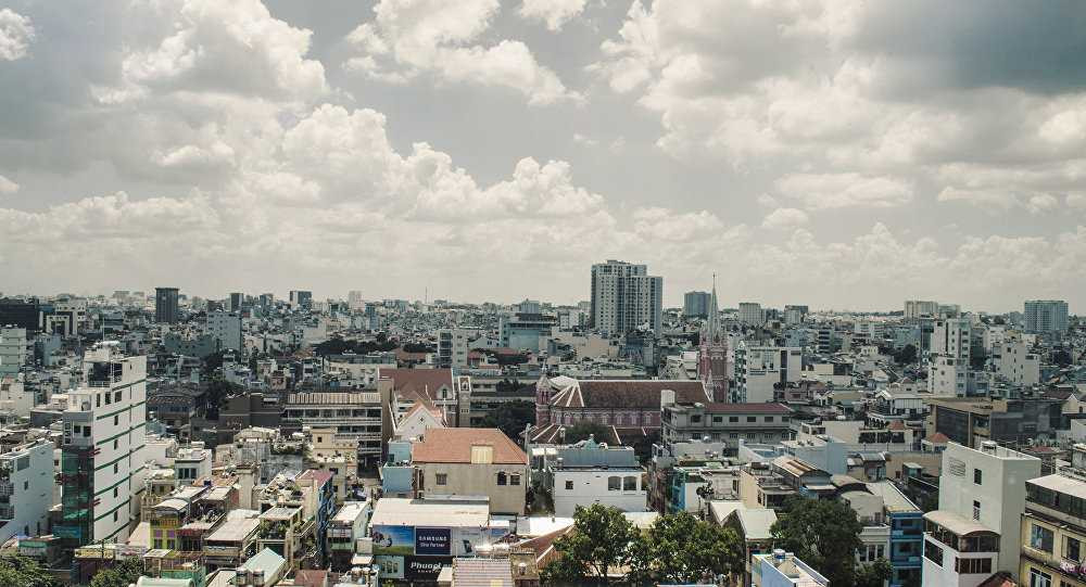 Một góc thành phố ở Việt Nam