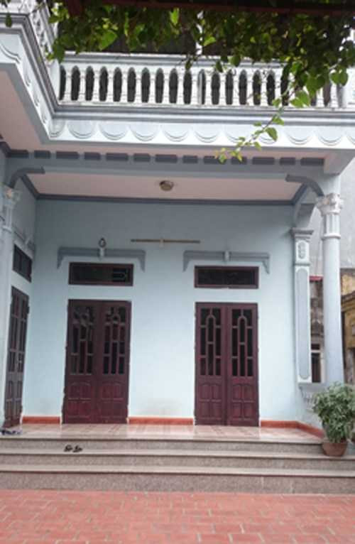 Ngôi nhà của Tuấn - nơi xảy ra vụ án mạng.