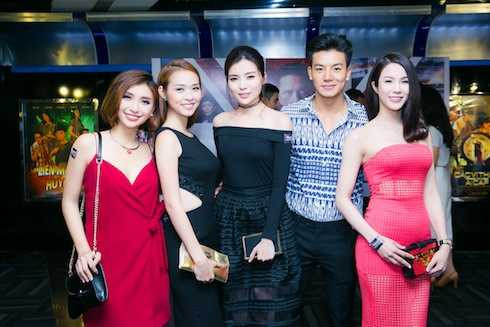 Diệp Lâm Anh cũng có mặt để xem bộ phim 'bom tấn' này.