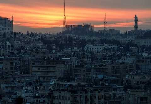 Cả Syria chìm trong bóng tối