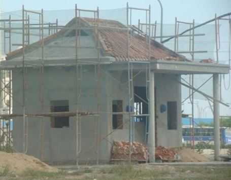 Miếu thờ được xây dựng trong fomosa 