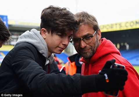 Jurgen Klopp bình thản trước trận đấu
