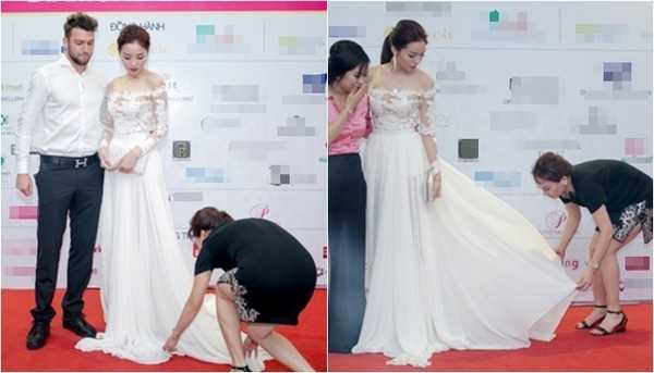 Hoa hậu Kỳ Duyên và mẹ bị 'tố' văng tục, khiếm nhã trên xe taxi