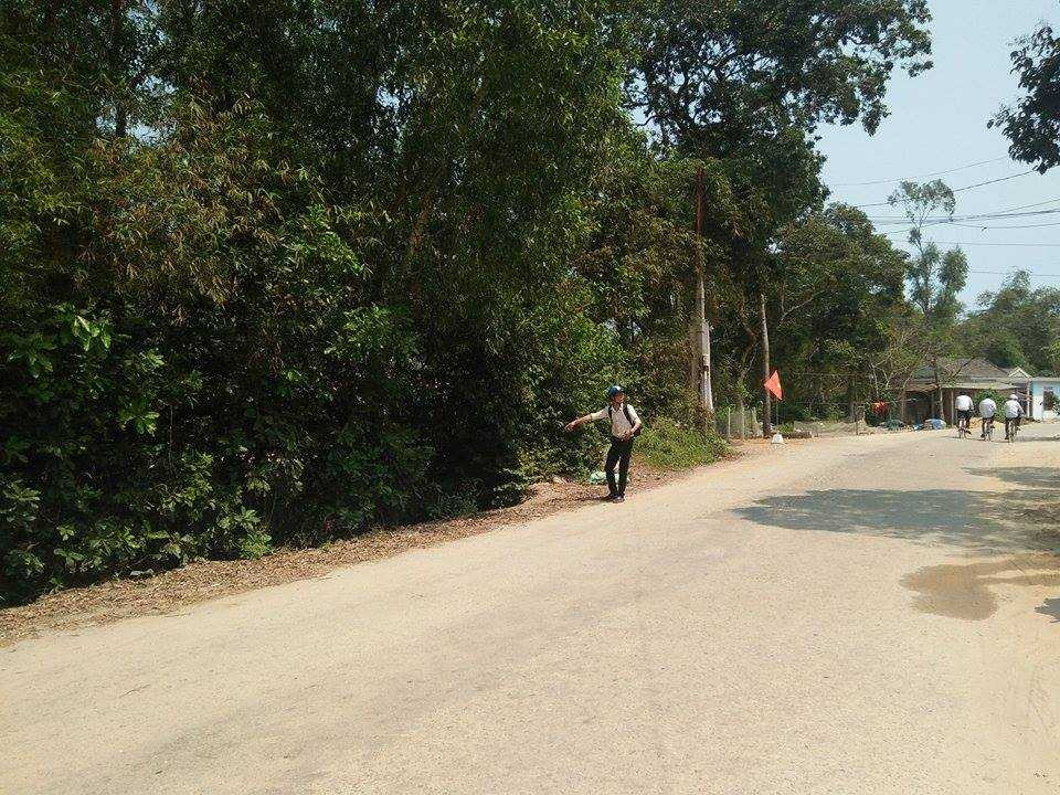 Đoạn đường nơi xảy ra vụ cướp.