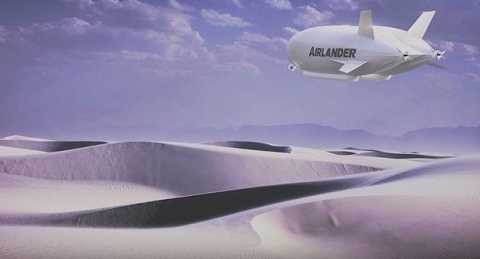 Airlander 10 là sản phẩm lai tạo giữa máy bay, khinh khí cầu và trực thăng.