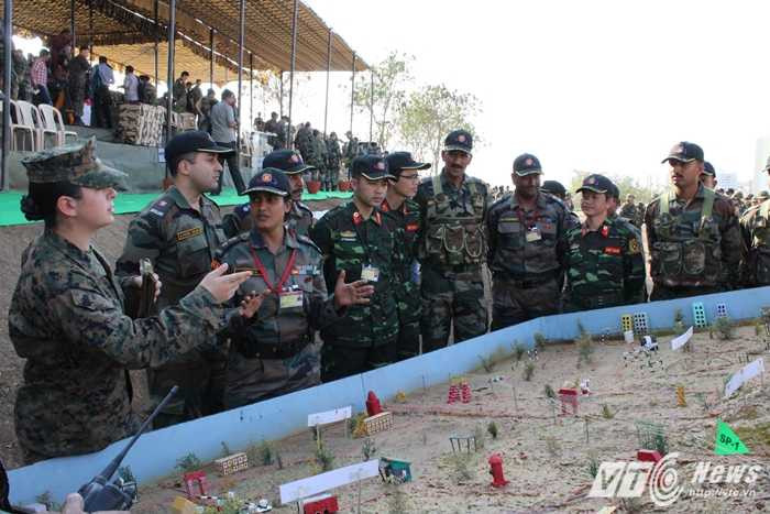 Sa bàn mô tả kịch bản diễn tập tại FTX-2016