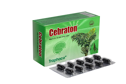 Thuốc bổ não Cebraton giúp tăng lưu lượng tuần hoàn não, điều trị hiệu quả thiếu máu não