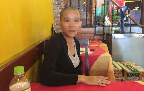 Chị Phượng kể lại vụ việc con gái mình bị bắt cóc.