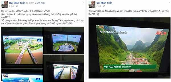 Những hình ảnh Tuấn trung tá tố VTV vi phạm bản quyền khi sử dụng phát trên VTV1