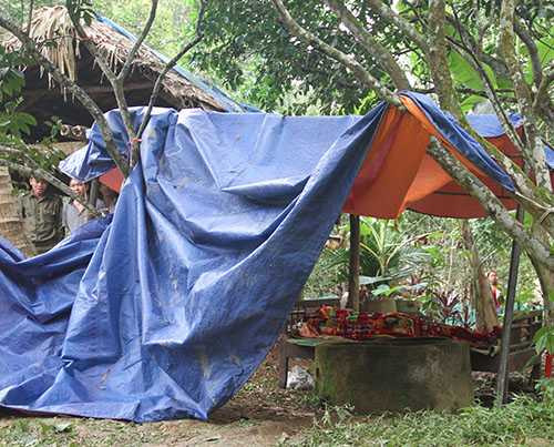 Giếng hoang nơi phát hiện thi thể anh M. Ảnh: Đức Hùng