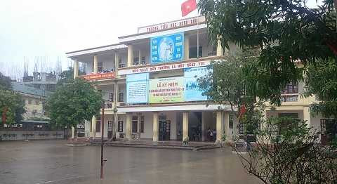 Trường tiểu học Hưng Bình nơi xảy ra sự việc