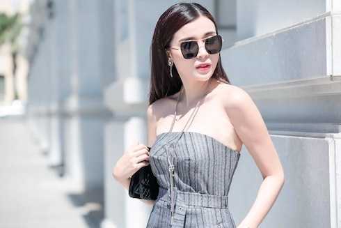 Mùa hè năm nay cơn sốt jumsuit vẫn đang quay lại, Cao Thái Hà nhanh chóng đi đầu.