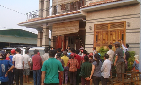 Hiện trường vụ giật điện tử vong Hiện trường vụ giật điện tử vong