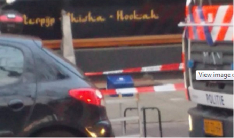 Chiếc hộp đựng đầu người được phát hiện cạnh một quán cà phê