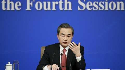 Vương Nghị tố ngược nước khác mới quân sự hóa Biển Đông trong cuộc họp báo ngày 8/3 Vương Nghị tố ngược nước khác mới quân sự hóa Biển Đông trong cuộc họp báo ngày 8/3