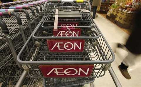Aeon là hãng bán lẻ hàng đầu Nhật Bản. Ảnh: Reuters