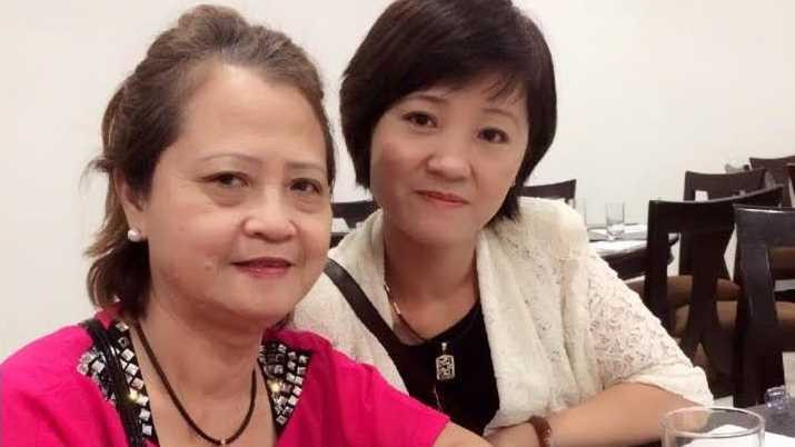 Bà Hạnh và con gái lớn