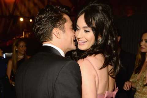 Katy Perry và Orlando Bloom nảy nở tình yêu sau lễ trao giải Quả cầu vàng hồi tháng 1.