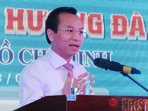 Ông Nguyễn Xuân Anh khẳng định Đà Nẵng không có quan điểm bài xích người Trung Quốc nhưng sẵn sàng xử phạt người nước ngoài nếu vi phạm pháp luật Việt Nam! (Ảnh: HC)