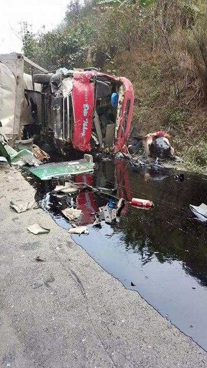 Hiện trường vụ tai nạn Ảnh: otofun