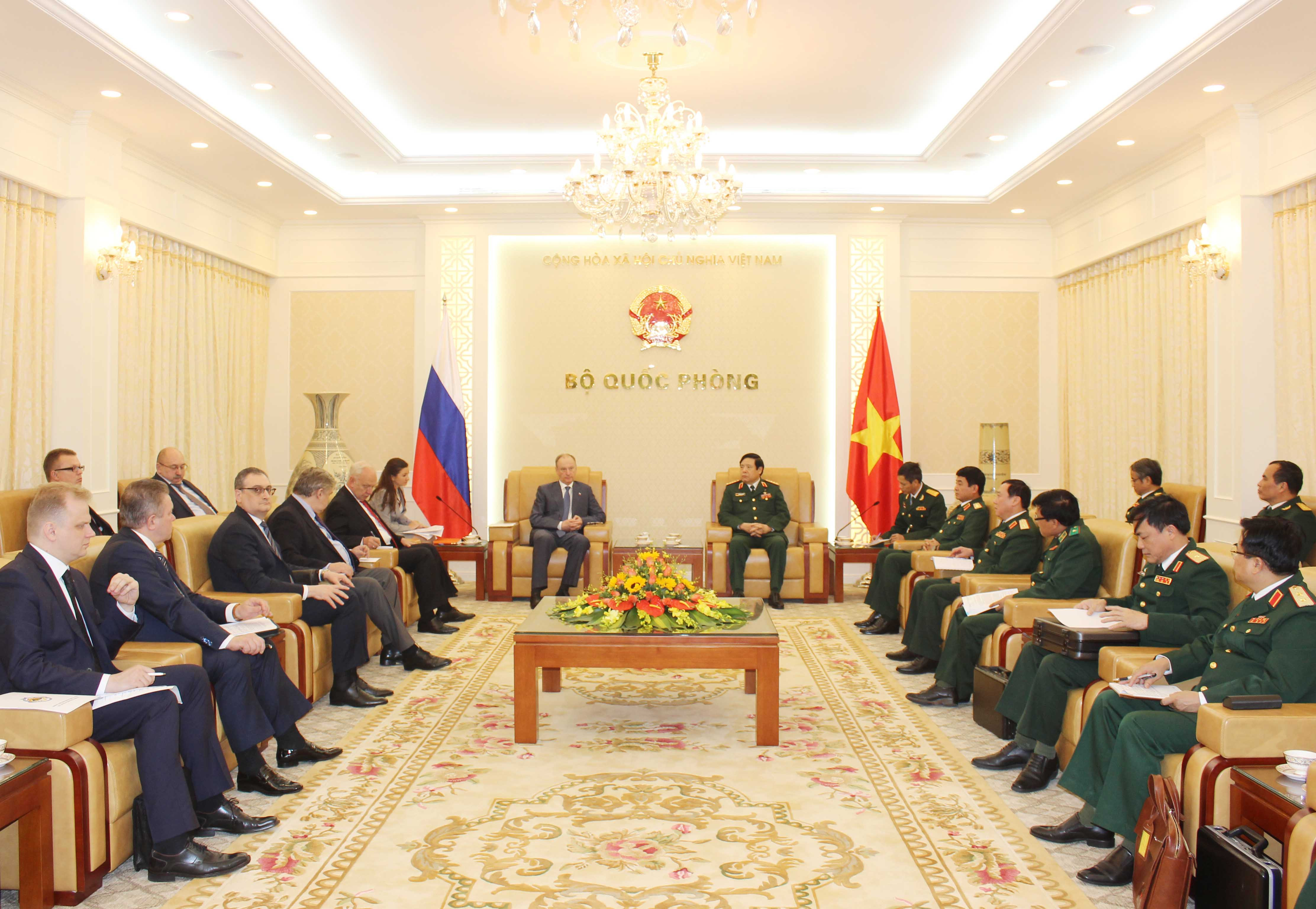 Quang cảnh buổi tiếp - Ảnh: Hồng Pha