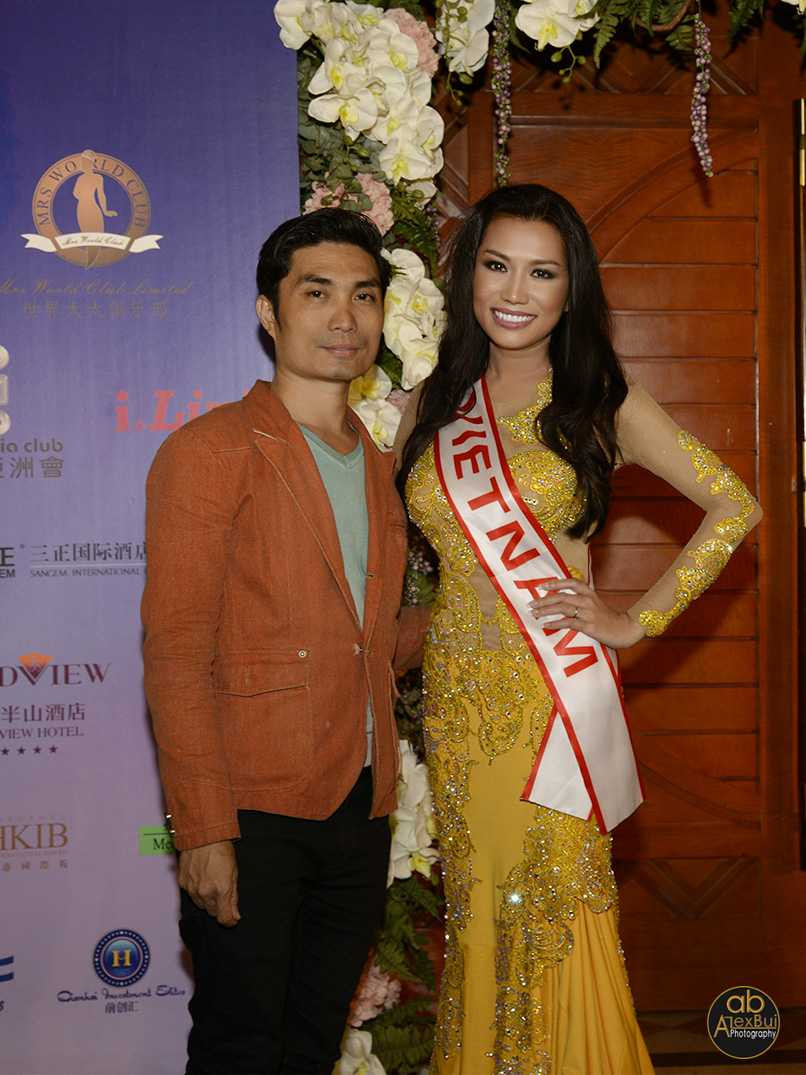 Kelly Trang Trần đoạt giải trang phục dân tộc đẹp nhất tại Quý bà thế giới 2016